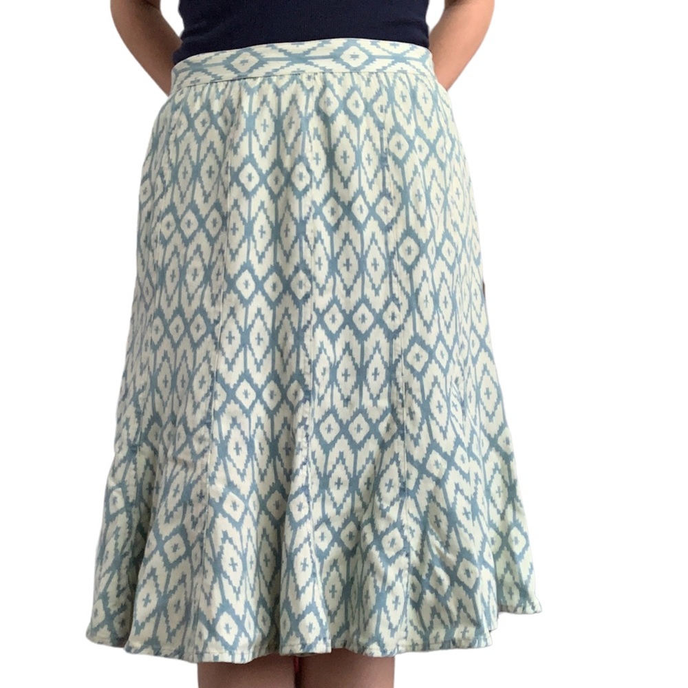 NWT 100% Cotton Chambray Studio West Skirt